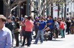 Crowd queues up for Tesla Model 3 - 2