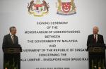 Singapore-Malaysia ink landmark High Speed Rail MOU - 4