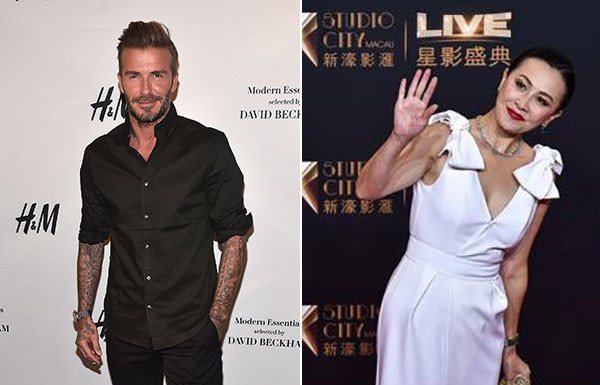 Beckham to cook on Carina Lau's TV show