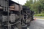 9 Singaporeans hurt after tour bus overturns in Malaysia - 3