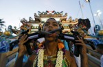 Gruesome piercing at bizarre Thai vegetarian festival - 17