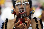 Extreme piercing for purity in Thai vegetarian festival - 24