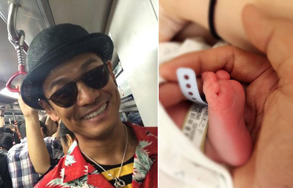 Hong Kong singer Alex To welcomes baby boy