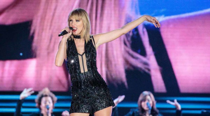 Taylor Swift helps US Grand Prix to a record crowd