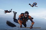 Skydivers play Quidditch from Harry Potter while airborne - 19