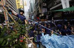 Hong Kong protesters complain of 'burning' substance sprayed by police - 16