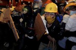 Hong Kong protesters complain of 'burning' substance sprayed by police - 27
