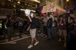 Hong Kong protesters complain of 'burning' substance sprayed by police - 26