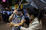 Hong Kong protesters complain of 'burning' substance sprayed by police - 46