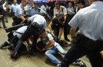 Hong Kong protesters complain of 'burning' substance sprayed by police - 54