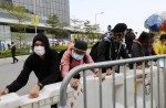 Hong Kong protesters complain of 'burning' substance sprayed by police - 65
