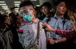 Hong Kong protesters complain of 'burning' substance sprayed by police - 76