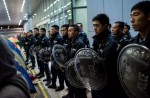 Hong Kong protesters complain of 'burning' substance sprayed by police - 80