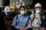 Hong Kong protesters complain of 'burning' substance sprayed by police - 82