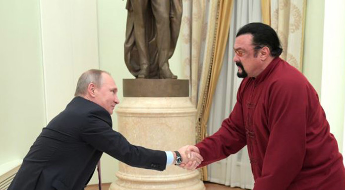 Putin gives Russian passport to Hollywood actor Steven Seagal