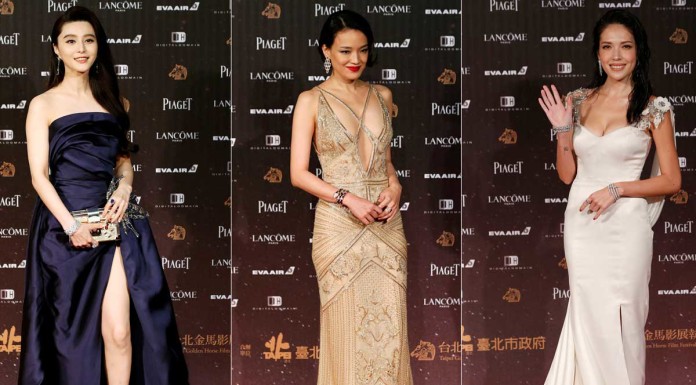 Female stars turn heads at the Golden Horse Awards