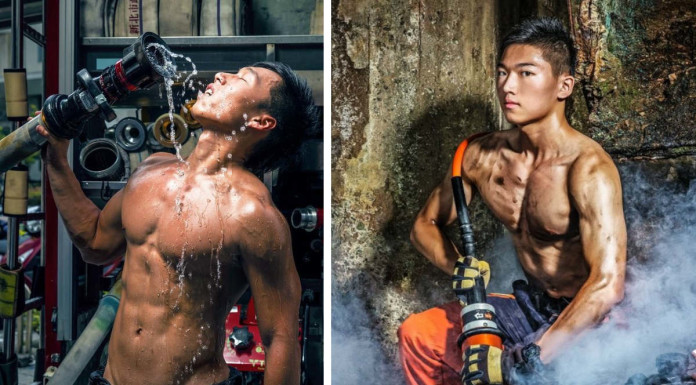 Taipei fire department’s shirtless firefighters are setting Internet ablaze
