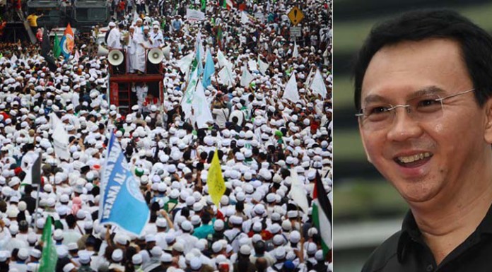 While thousands of protesters gather for rally in Jakarta, where is Ahok?