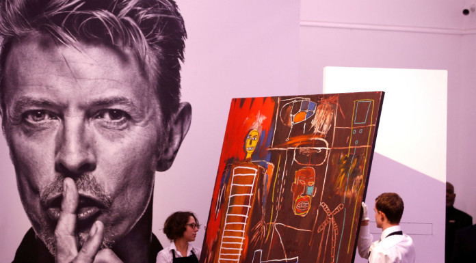 Bowie's art collection makes millions at London auction