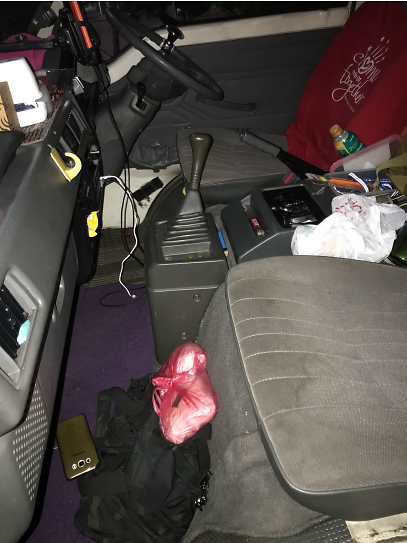 CNB van interior 26 June 2018