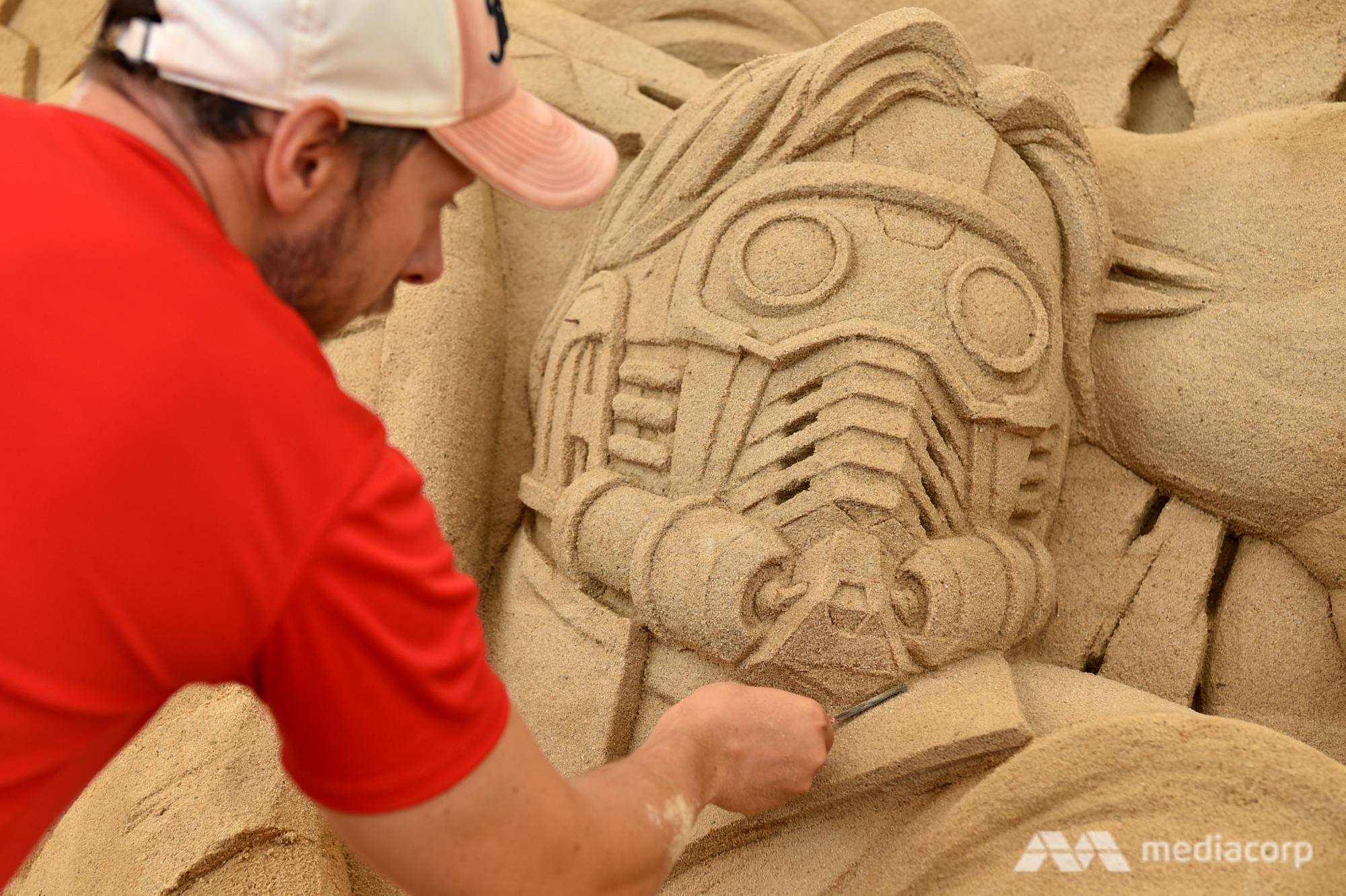 Sentosa Sandsation - Guardians of the Galaxy detail