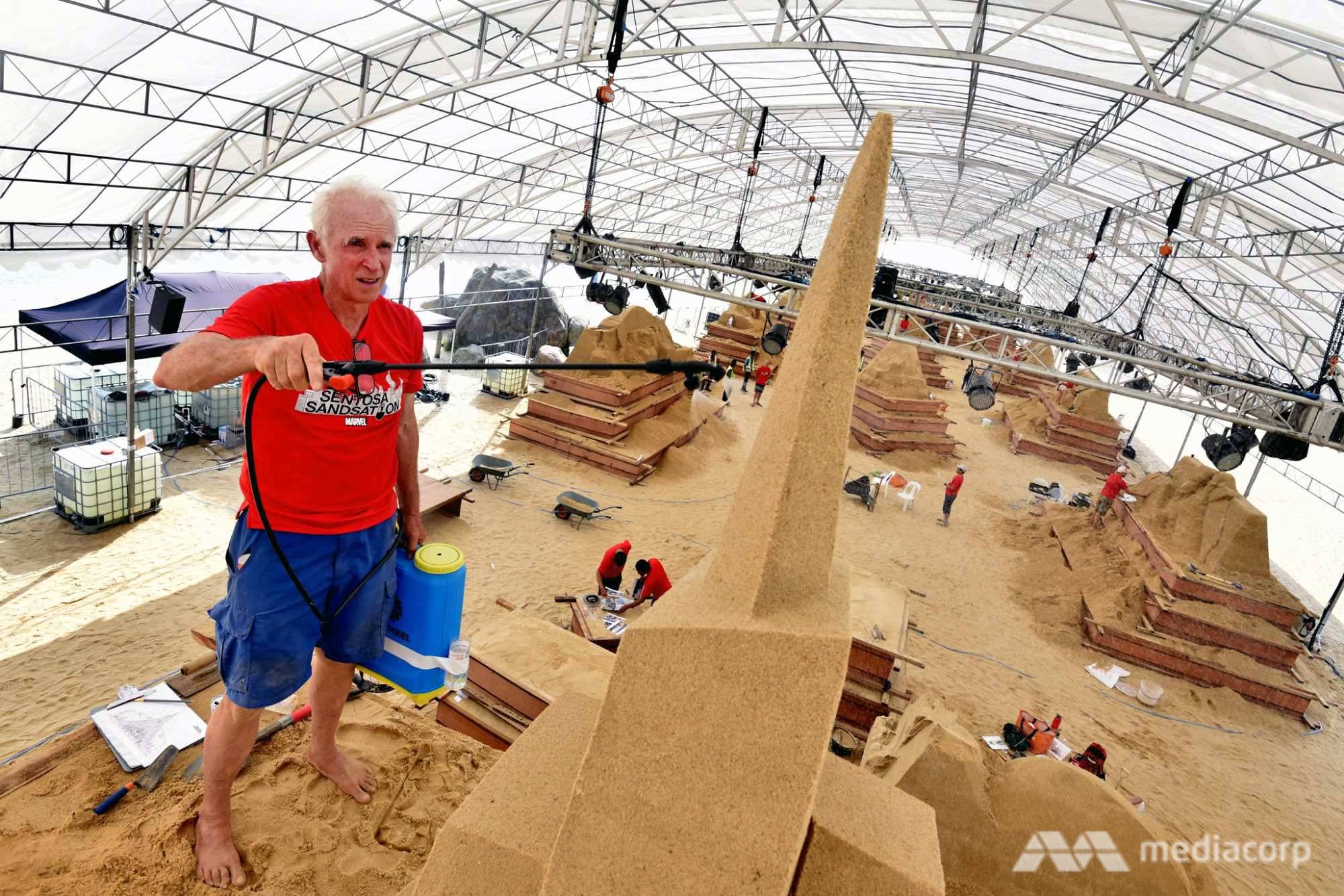 Sentosa Sandsation - Kirk Rademaker atop Asgard