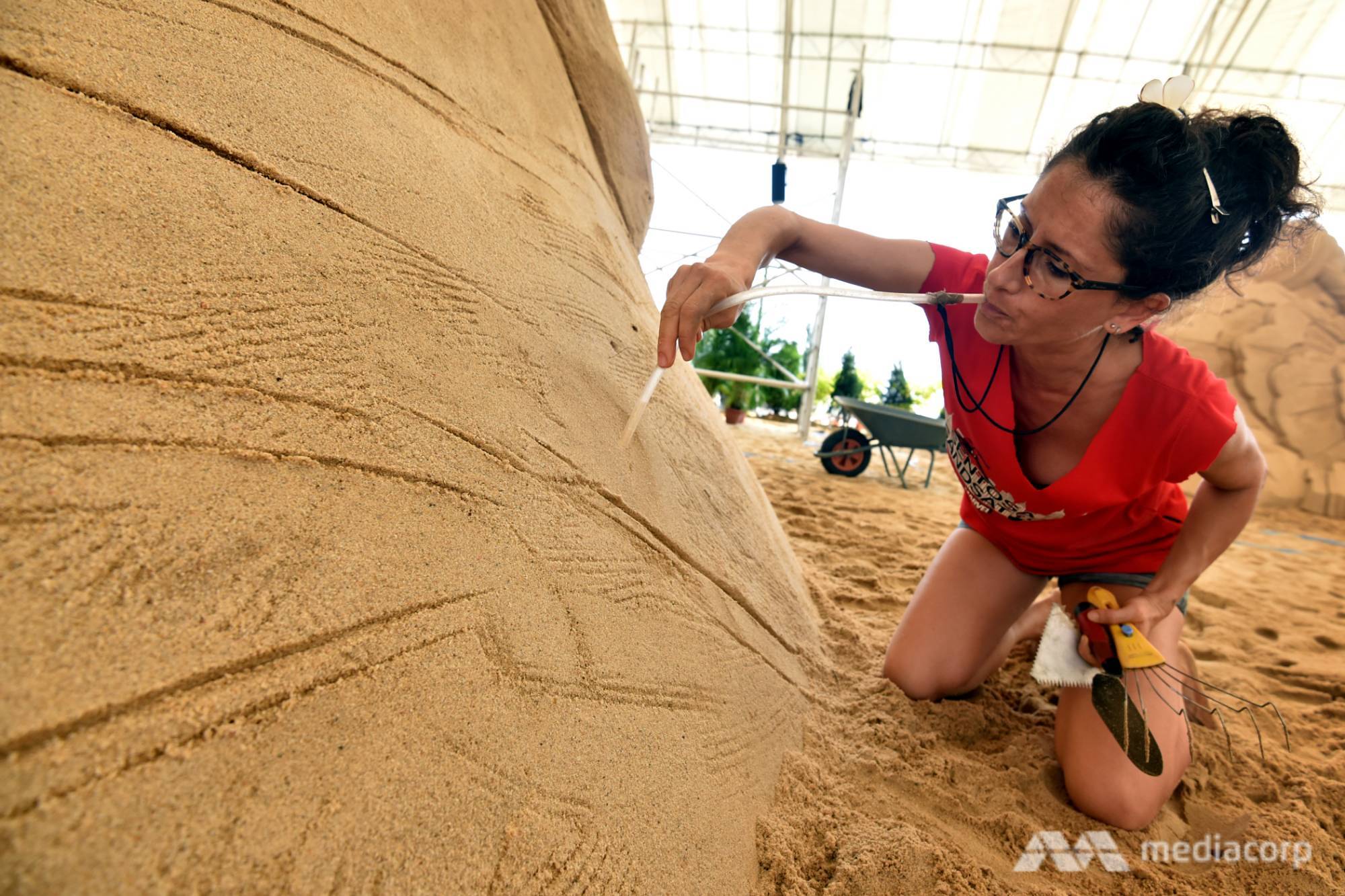 Sentosa Sandsation - Marvel's Black Panther detail