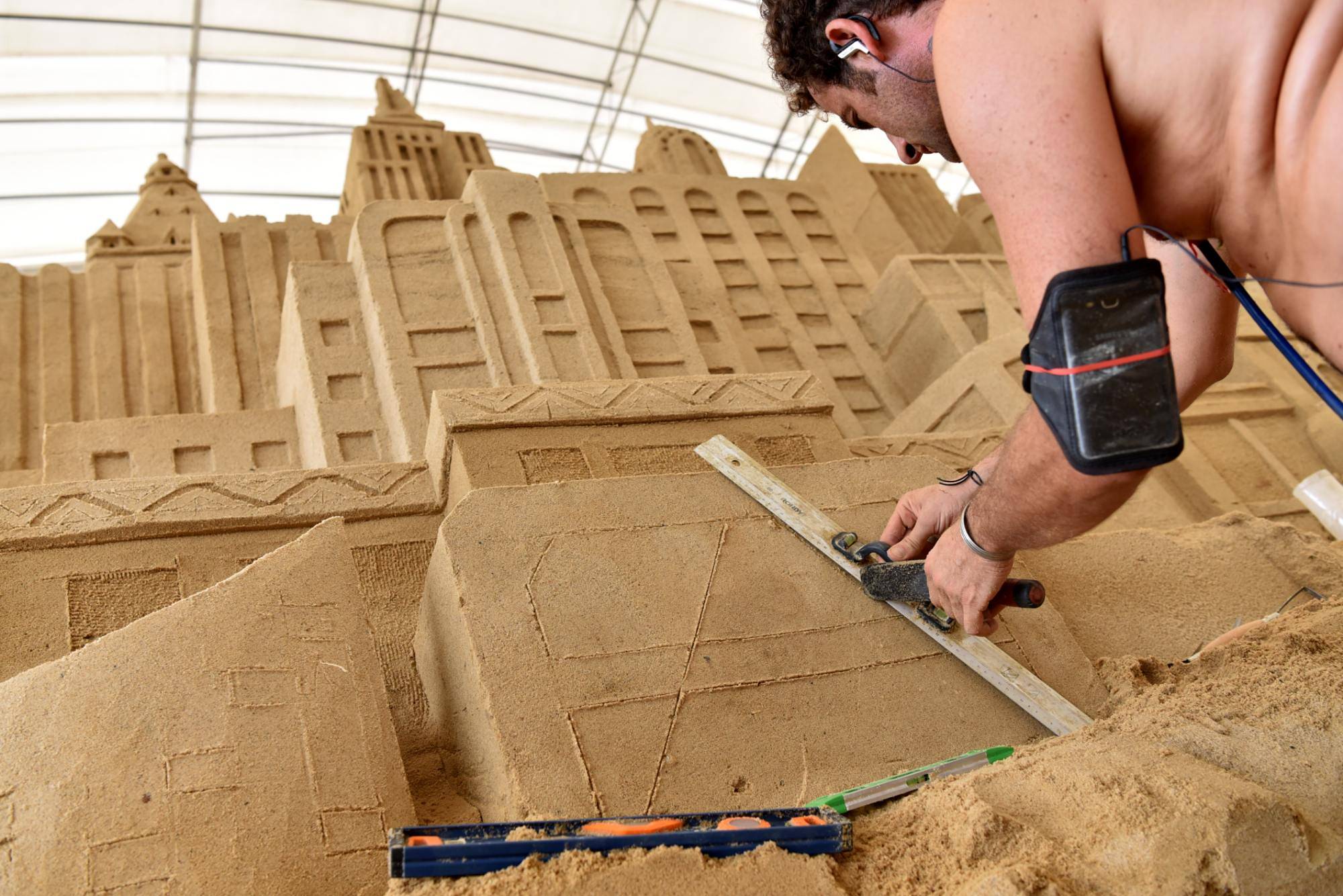 Sentosa Sandsation - New York City skyline