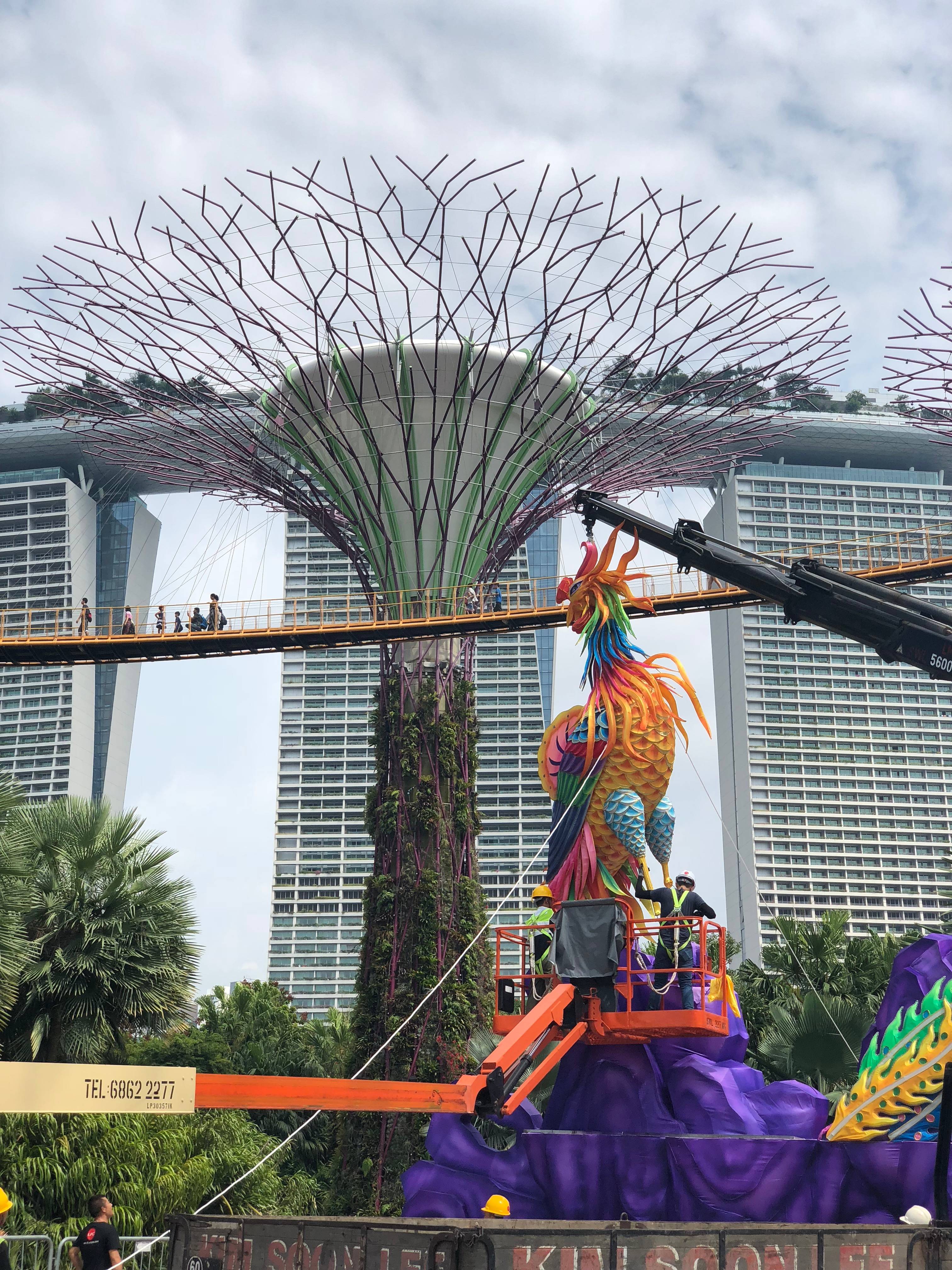 The Phoenix and the Peony Gardens by the Bay