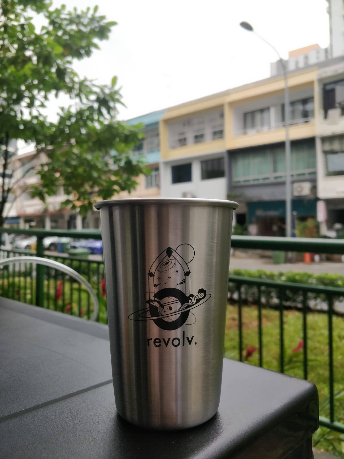 Revolv reusable cup housing estate