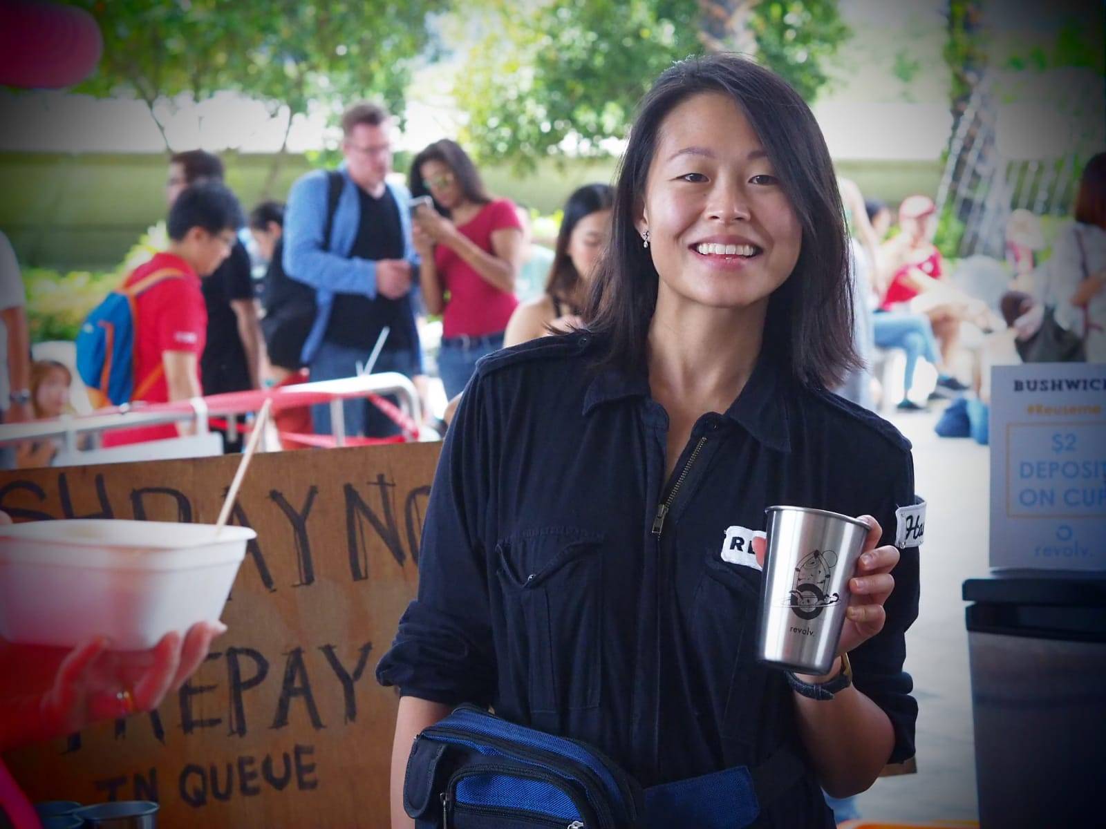 Revolv reusable cup EarthFest