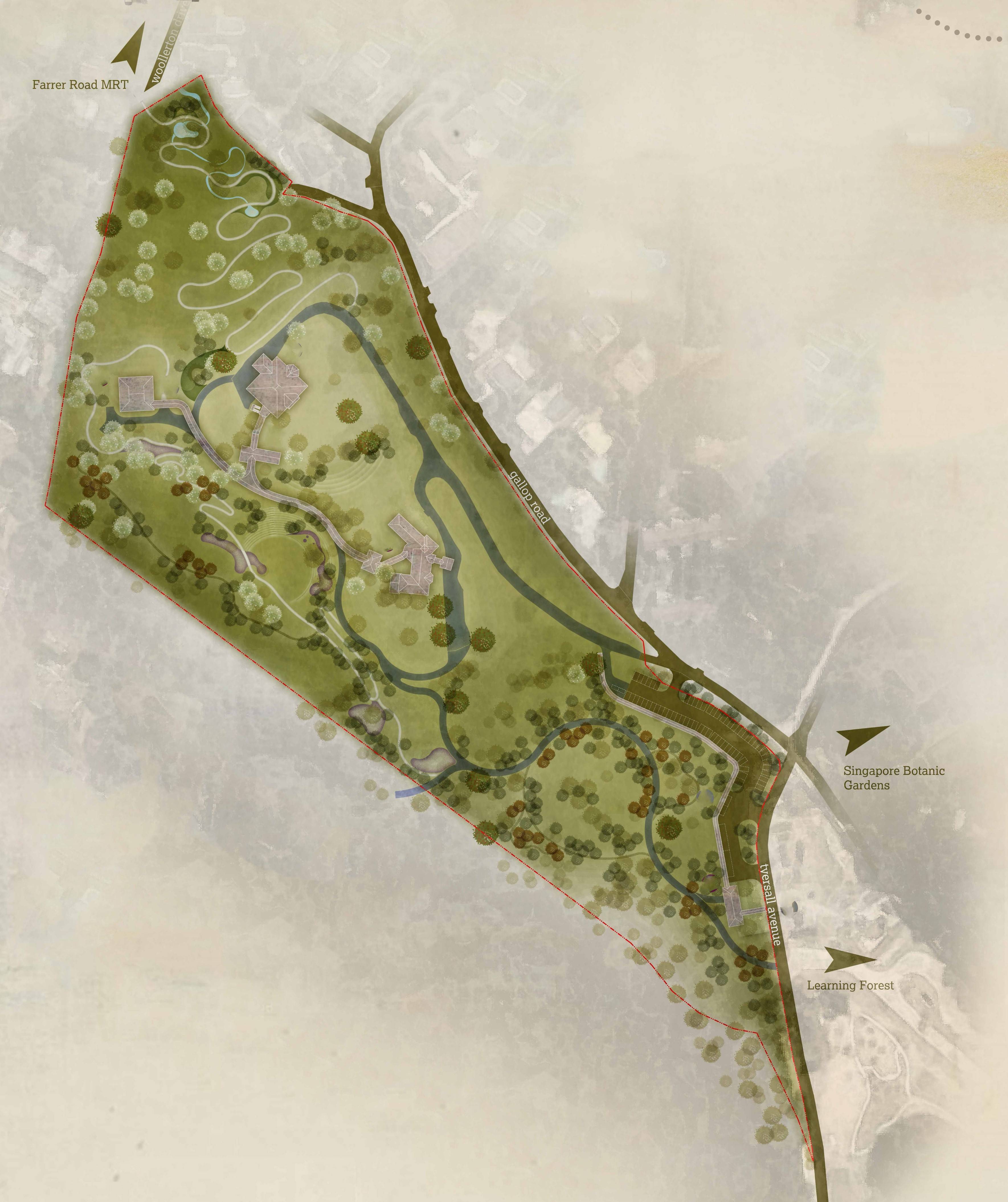 map of gallop extension