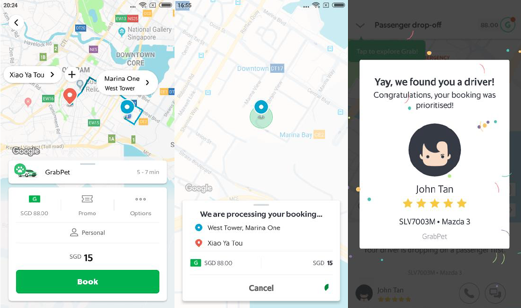 GrabPet screengrabs