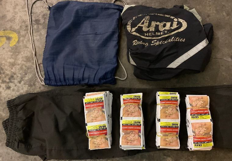 Chewing tobacco found on motorcyclist 2