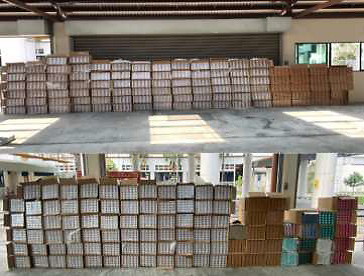 More than 10,000 cartons of duty-unpaid cigarettes seized