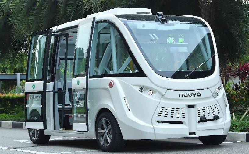Singapore’s first on-demand driverless shuttle, Sentosa 3