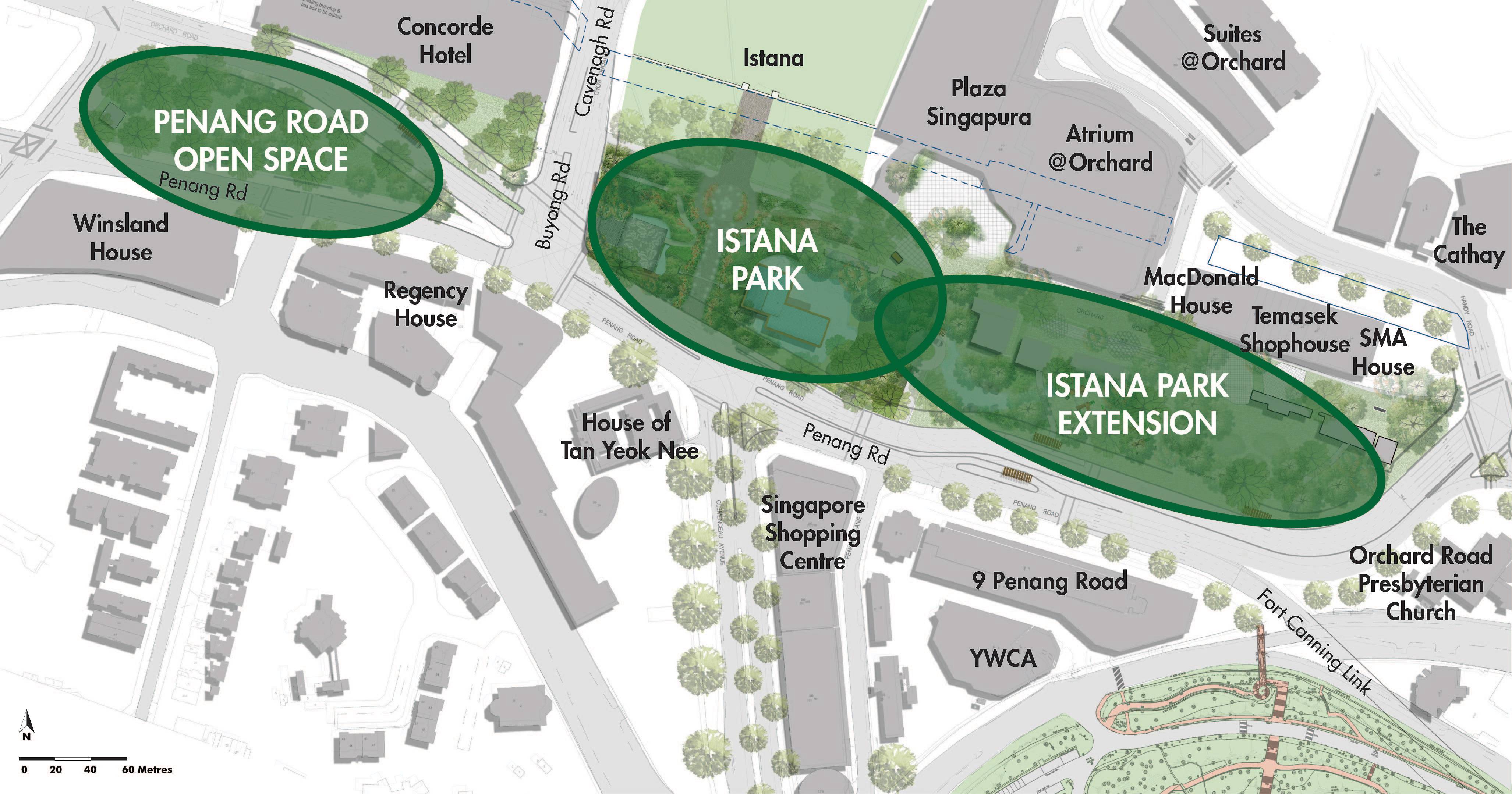 Stitching together the green spaces at Dhoby Ghaut