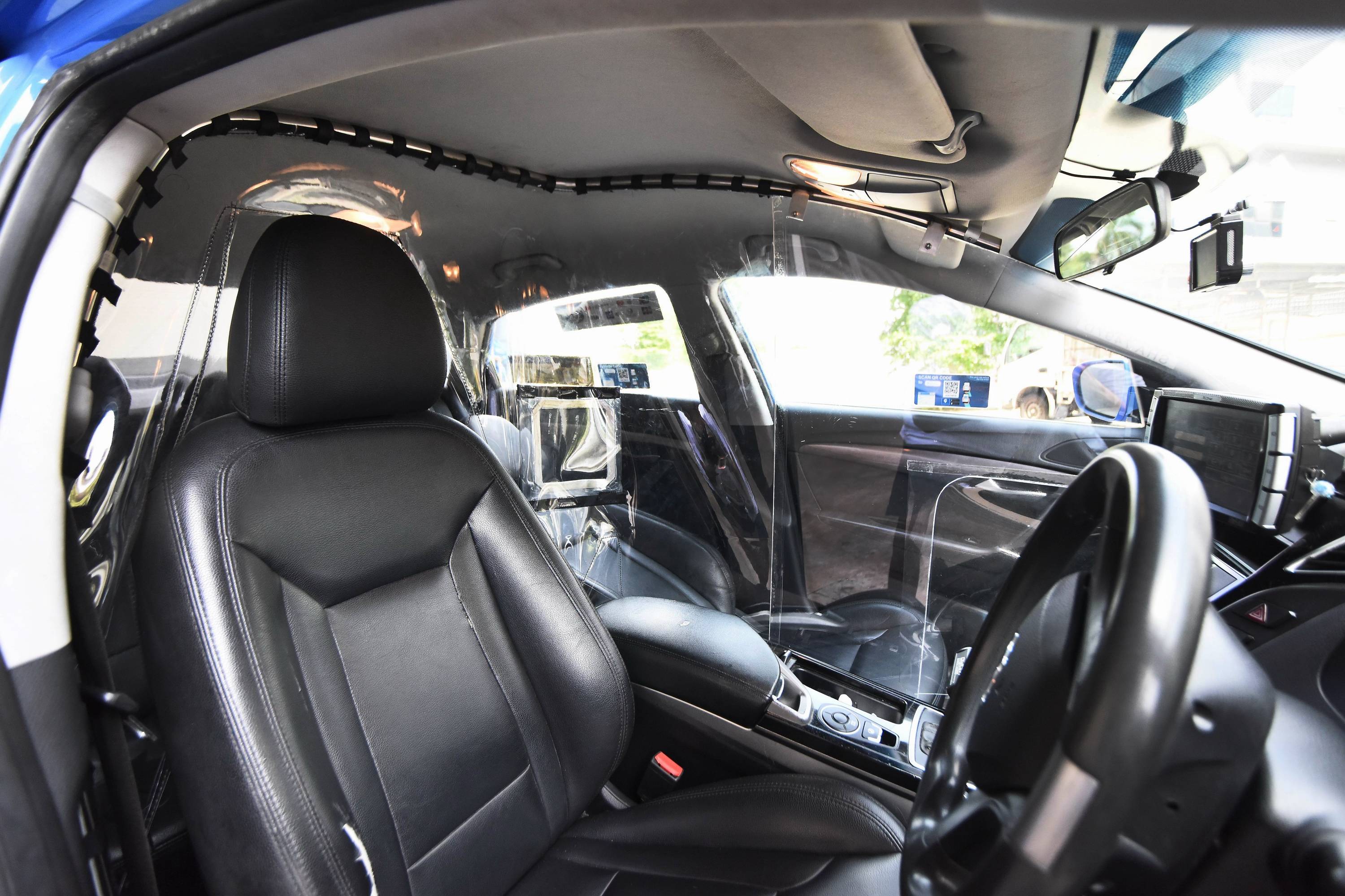 ComfortDelGro Taxi embarks on a trial of a trademarked cabin shield, called V-Shield
