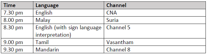 national broadcasts