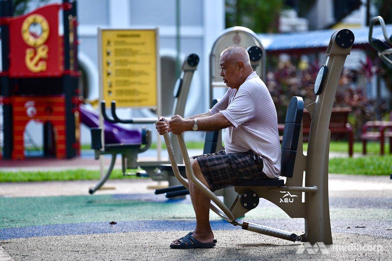 Singapore Phase 2 fitness corner in Toa Payoh