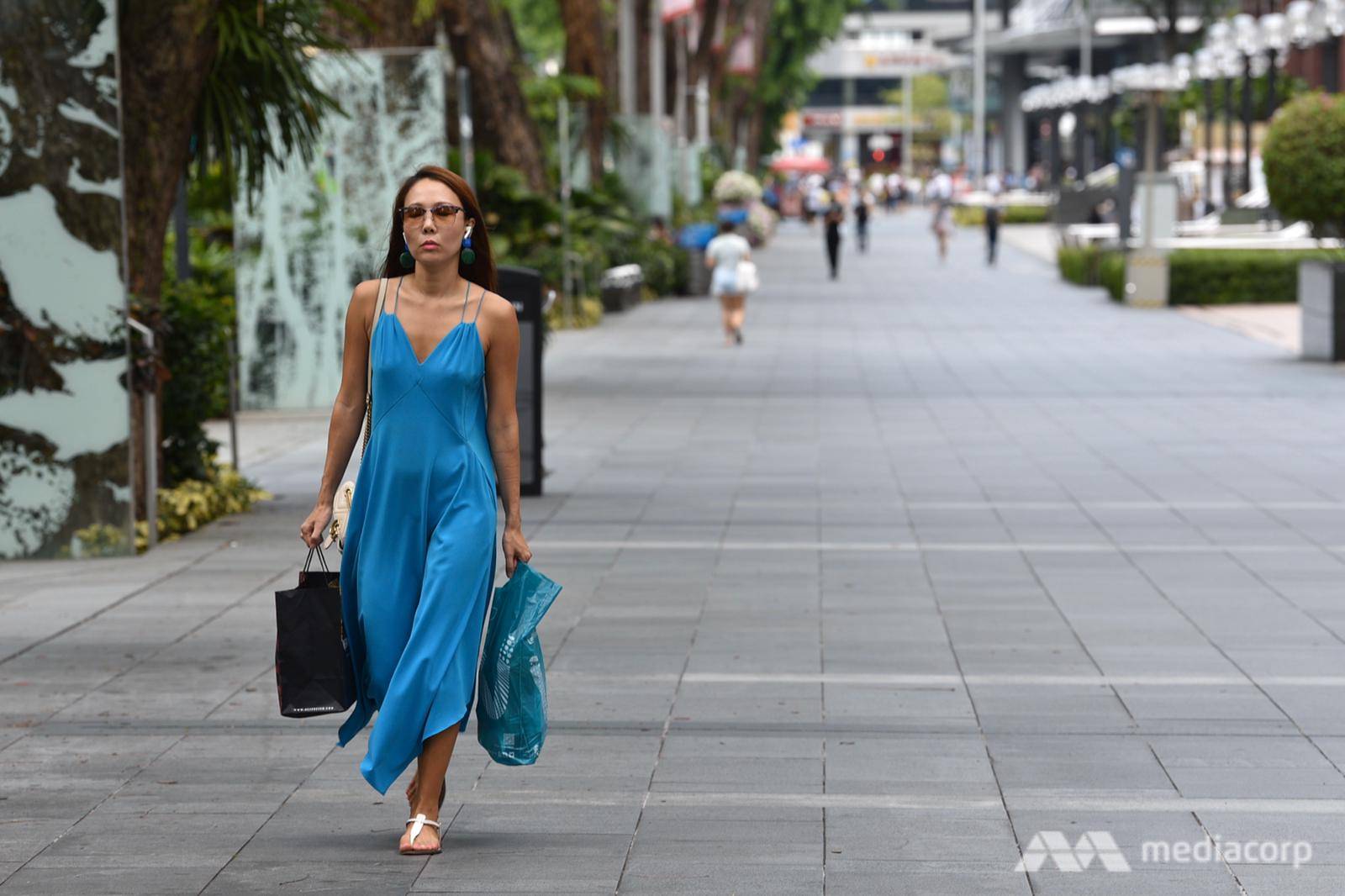 Orchard Road shopper