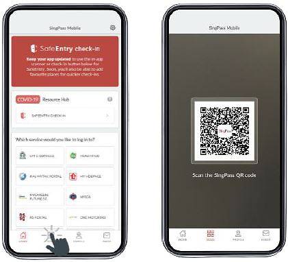 SingPass app