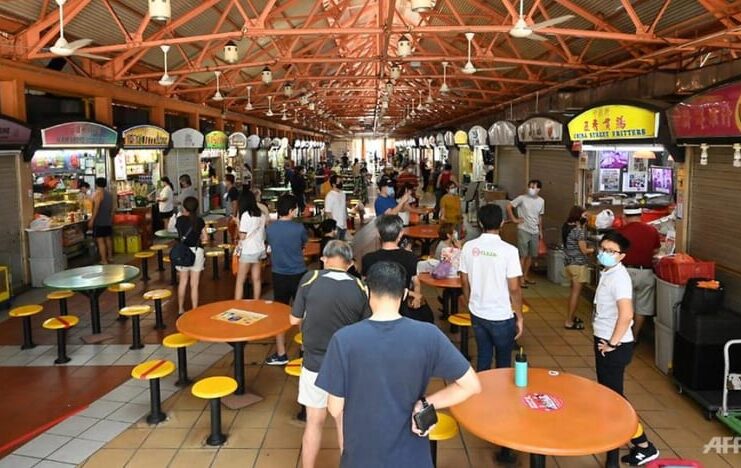 76 People Were Found Violating Covid-19 Measures At Hawker Centers